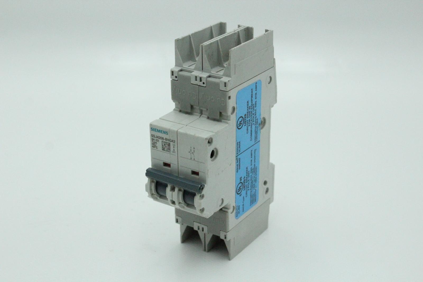 MCB 5SJ4 2P 480/277 8A 10K D-TRIP