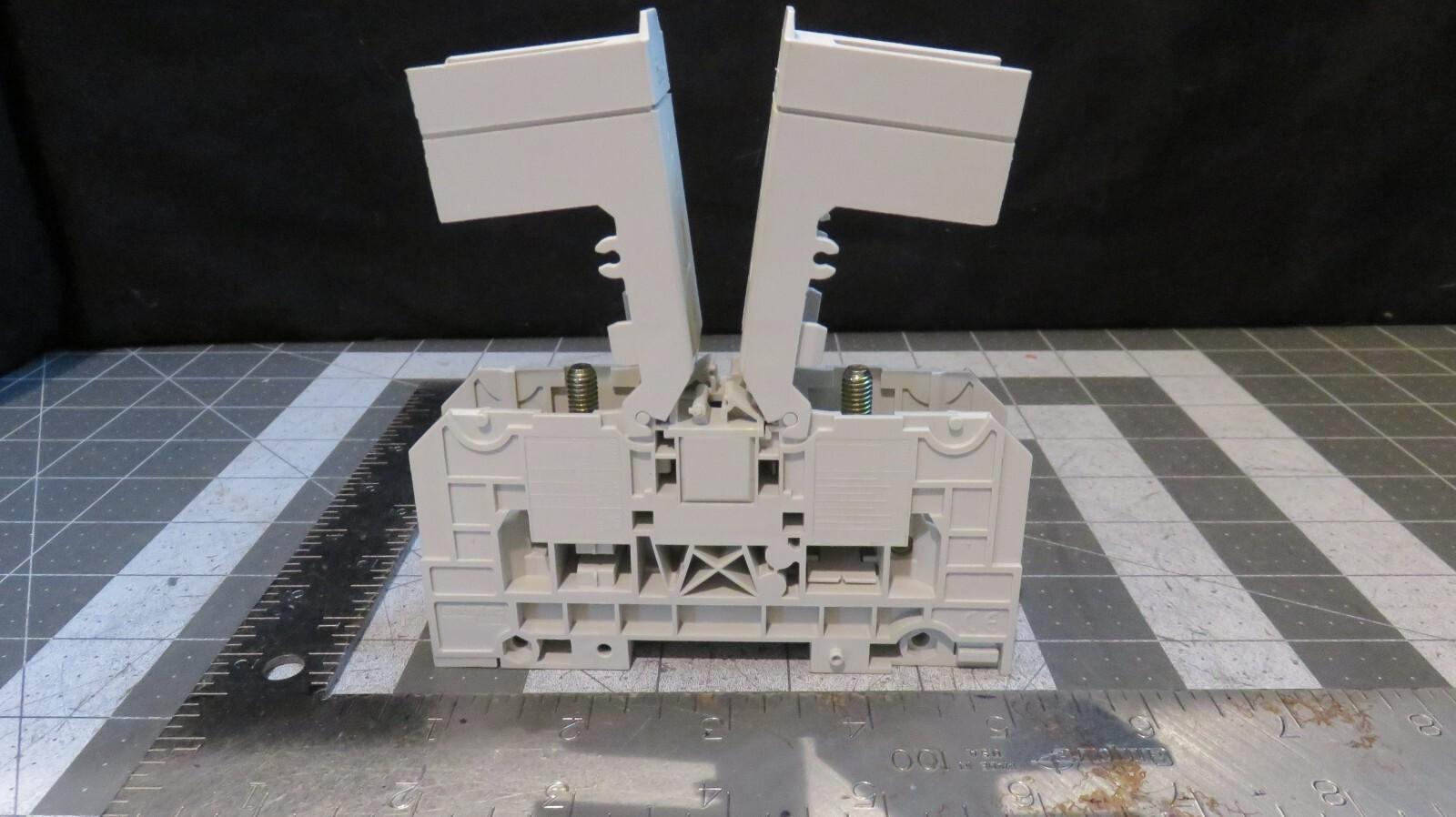 D35/27.FF Stud Terminal Block - Feed-through - Grey