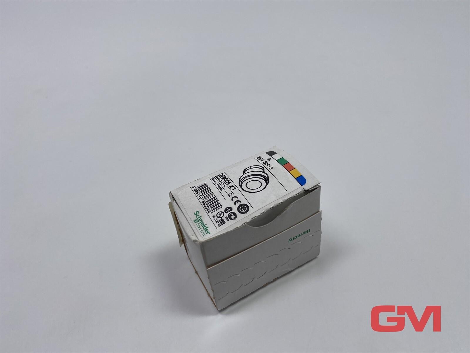 Head for illuminated push button, Harmony XB4, metal, white projecting, 22mm, push push, universal LED, unmarked