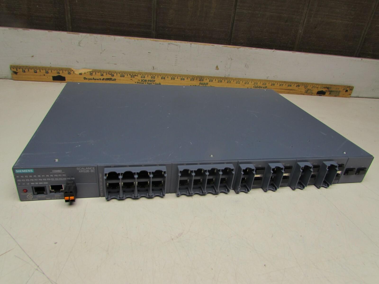 SCALANCE XR526-8C, 24RJ45, 8SFP, 2SFP+, 2AC