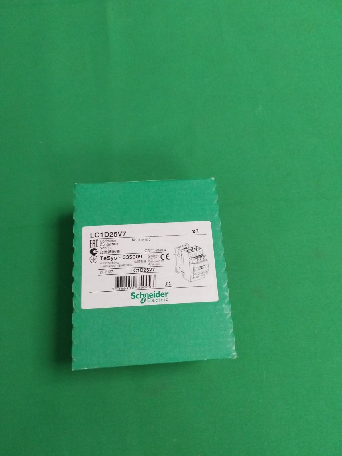 IEC contactor, TeSys Deca, nonreversing, 25A, 15HP at 480VAC, up to 100kA SCCR, 3 phase, 3 NO, 400VAC 50/60Hz coil, open
