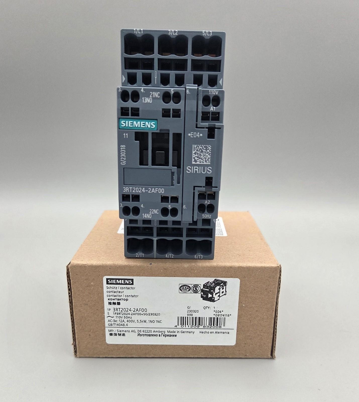 CONTACTOR S0 12A 110VAC 1NO/1NC SPRG