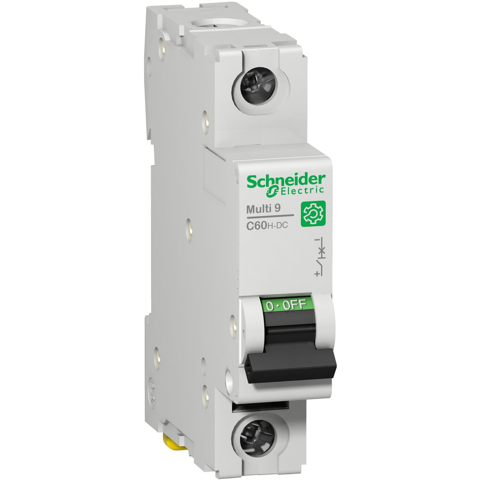 Miniature circuit breaker (MCB), Multi9 C60H-DC, 1P, 13A, C curve, 5kA (UL 1077), 6kA (IEC/EN 60947-2)