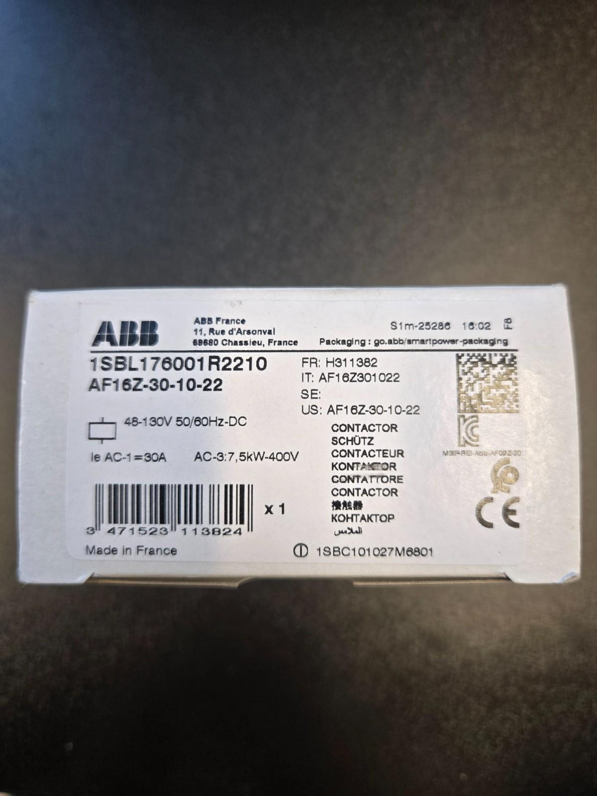 AF16Z-30-10-22 48-130V50/60HZ-DC Contactor