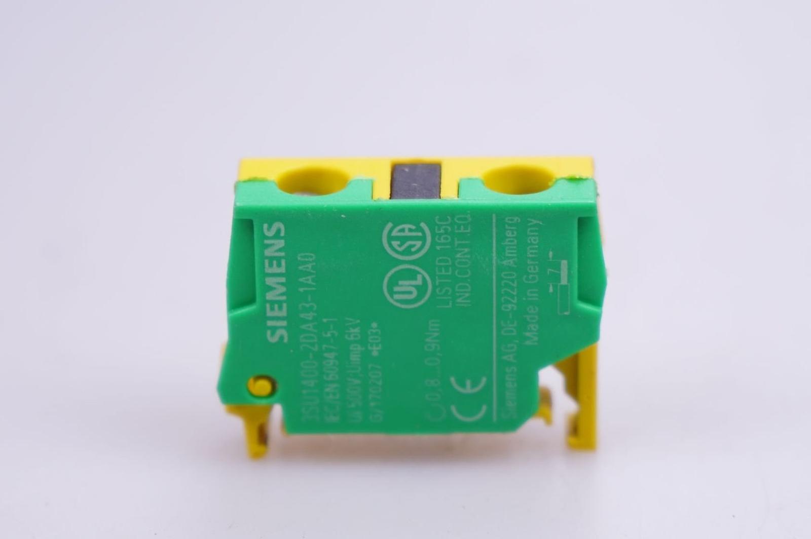 SUPPORT TERMINAL. GREEN/YELLOW