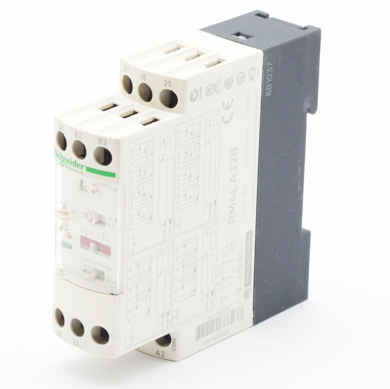 Telemecanique RM4LA RM4LA32B 0.1s-10s Level Relay