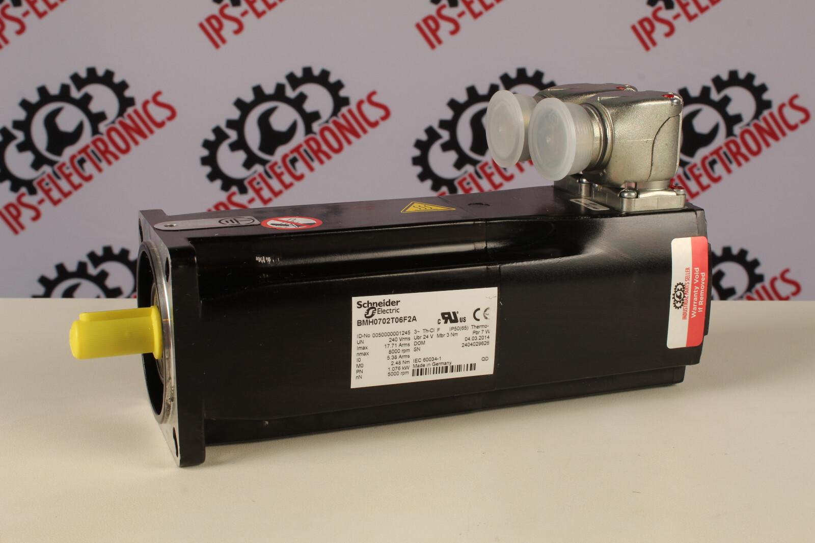 servo motor BMH, Lexium 32, 2.5Nm, 8000rpm, untapped shaft, with brake, IP54, 16bit encoder