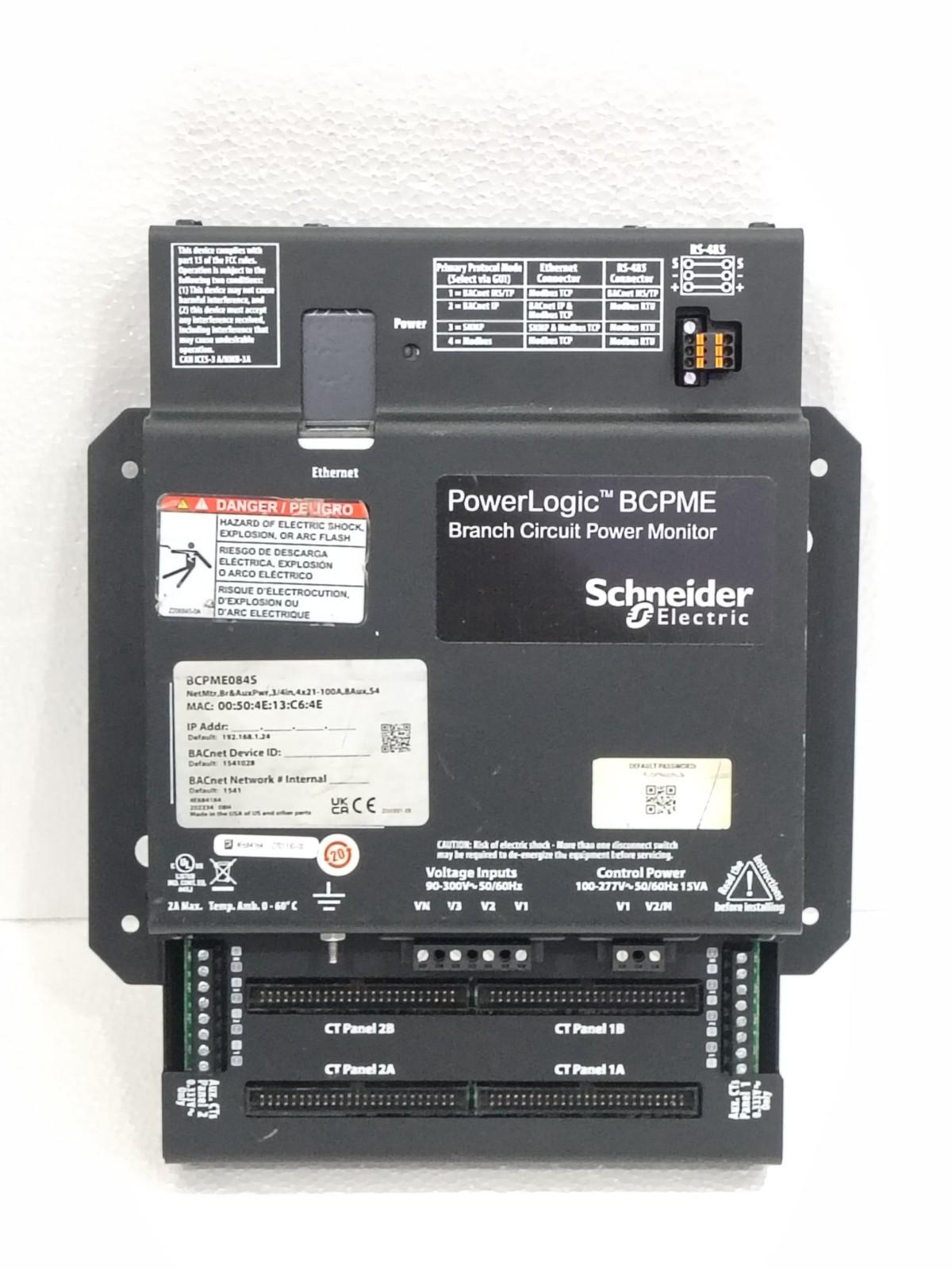 BCPM power monitoring advanced ethernet - 84 solid core 100 A - 19 mm CT spacing