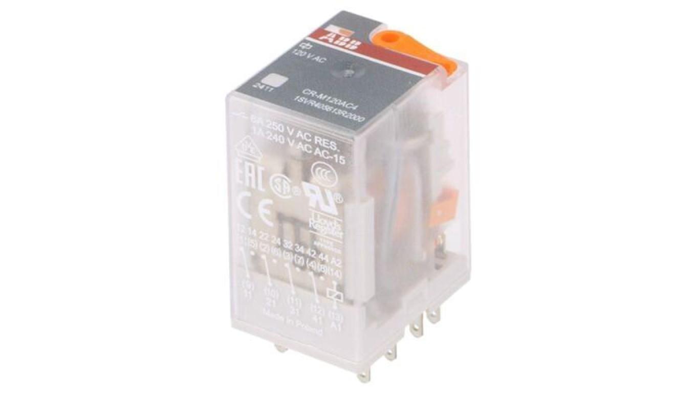 CR-M120AC4 PLUGGABLE RELAY