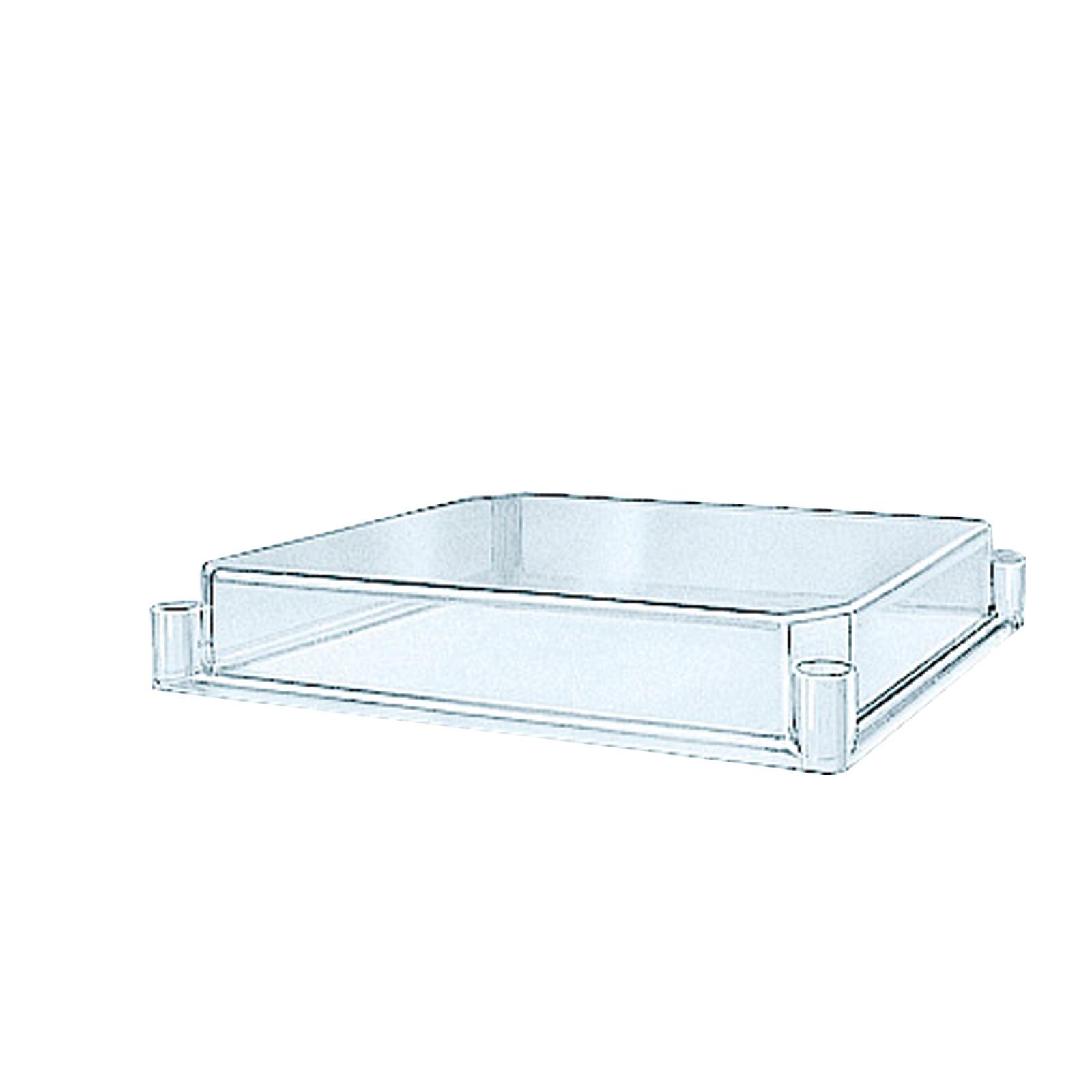 Transparent polycarbonate cover 27x36x4.5cm