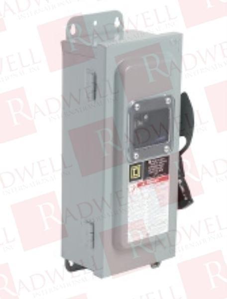 Safety switch, heavy duty, fusible, 30A, 600 VAC/VDC, 3 poles, 20hp, NEMA 12