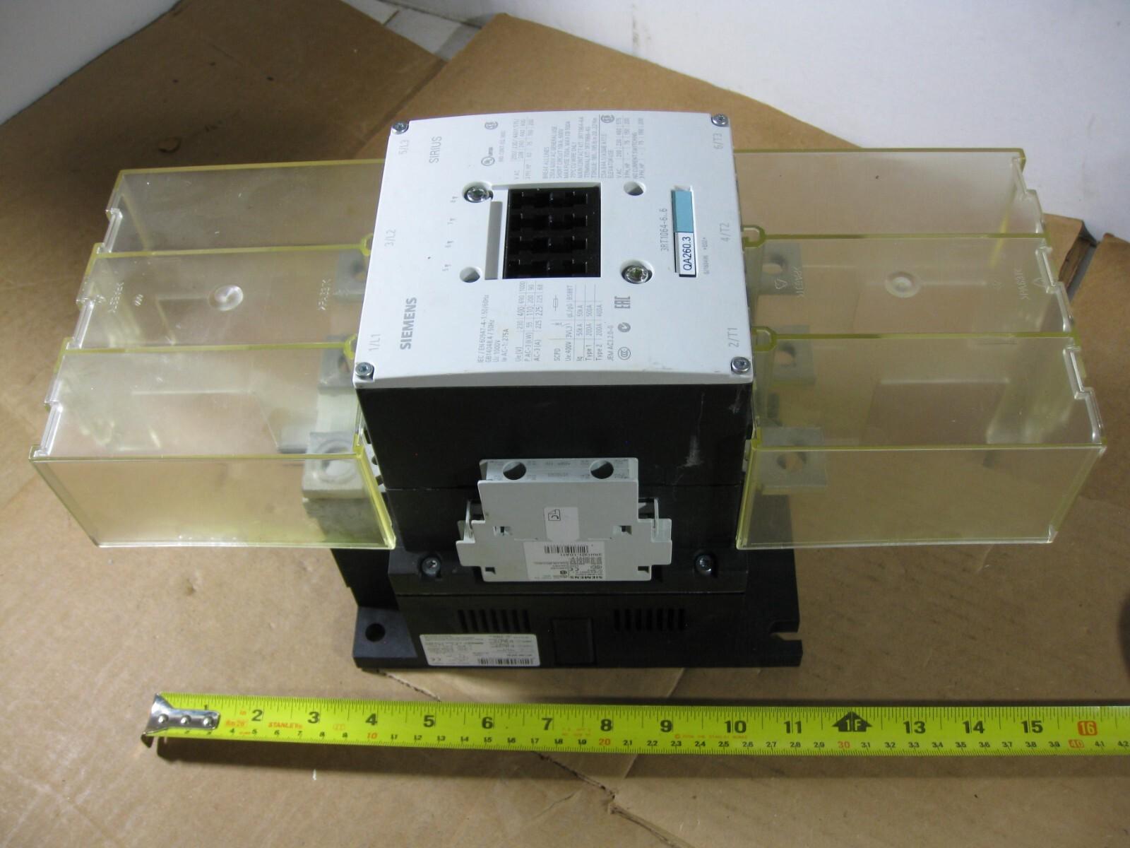 CONTACTOR S10 225A 96-127VUC 3P BAR