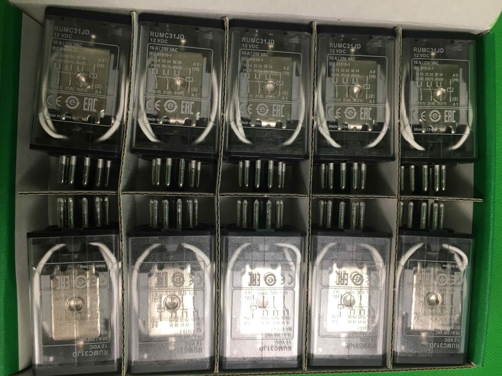 universal plug in relay, Harmony Electromechanical Relays, 10A, 3CO, lockable test but to n, 12V AC