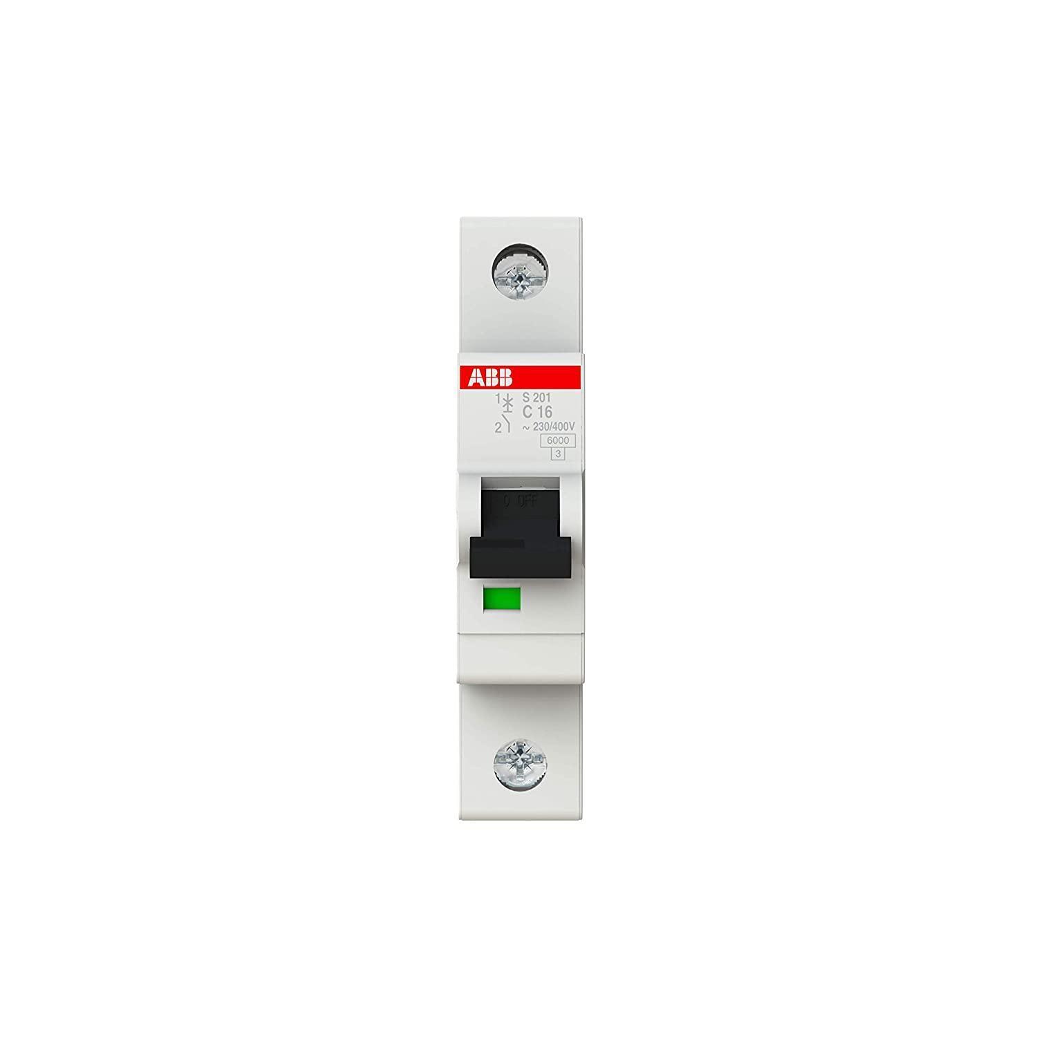 S201-C16 Miniature Circuit Breaker - 1P - C - 16 A