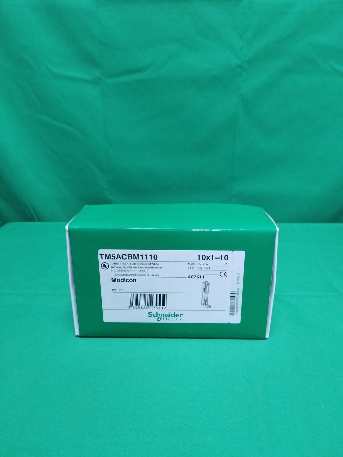bus base, Modicon TM5, 24V DC, white, 10 quantity