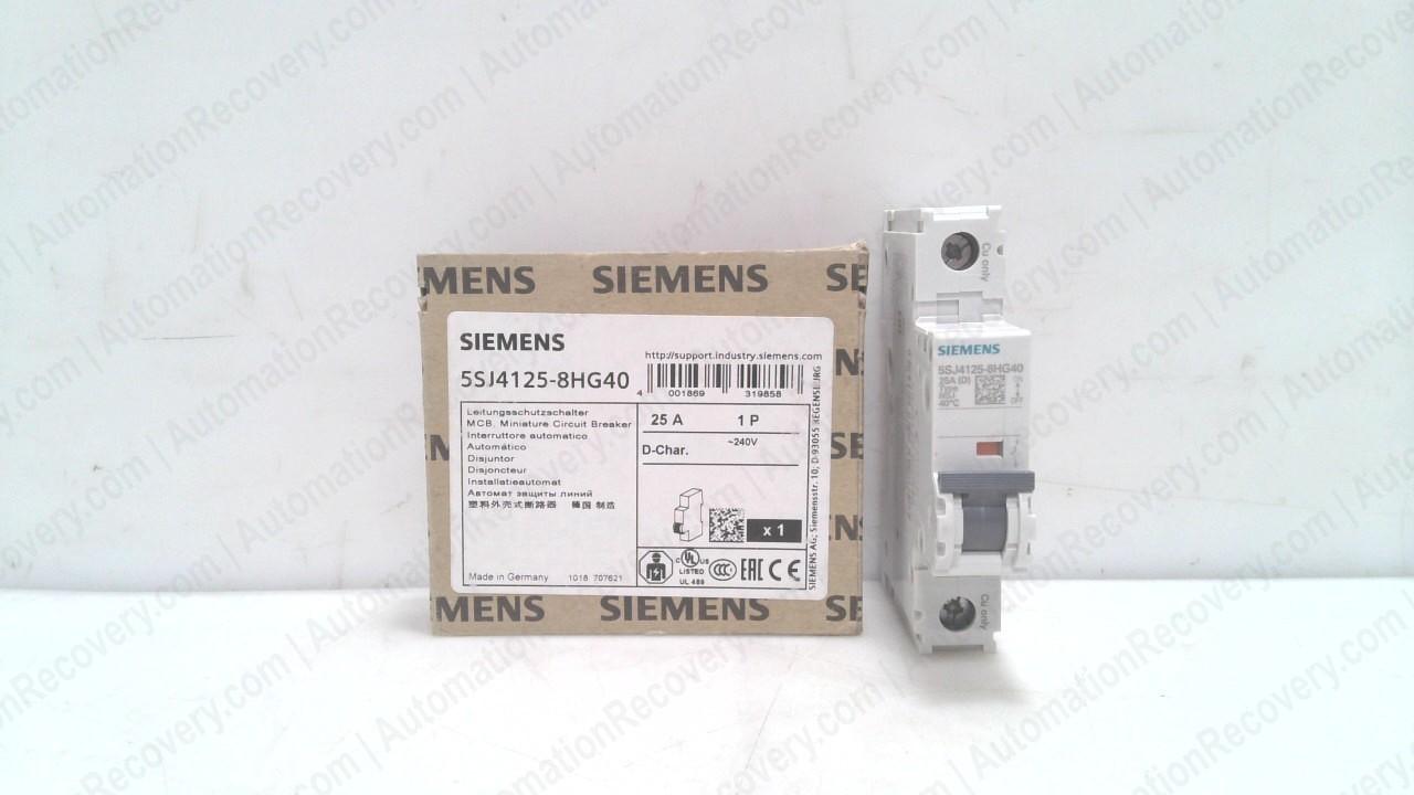 MCB 5SJ4 1P 240V 25A SAME PH 10K D-TRIP