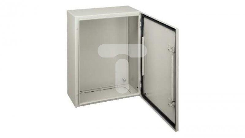 Spacial CRN plain door with mount.plate. H500xW400xD200 IP66 IK10 RAL7035..