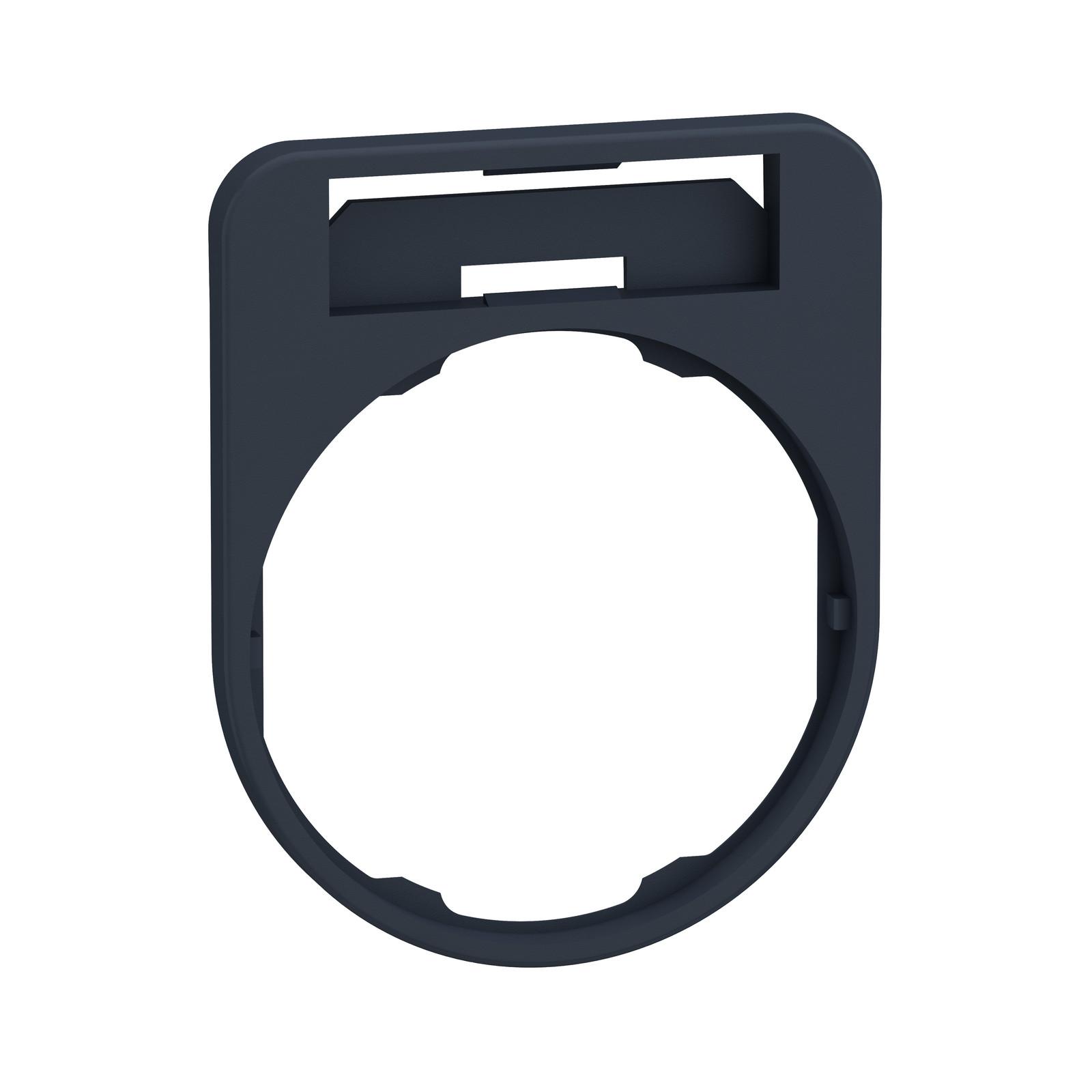 Legend holder 40x50mm for flush mounted heads, Harmony XB5, plastic, without legend