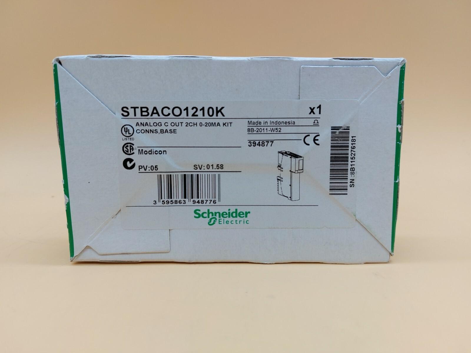 standard analog output kit, Modicon STB, 0 to 20mA, 2O, 12 bits