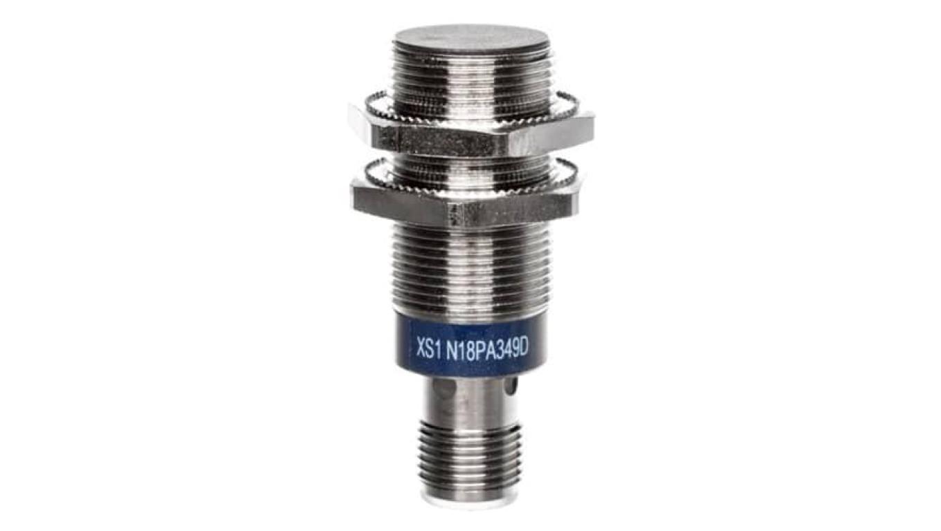 Inductive proximity sensors XS, inductive sensor XS1 M18, L50mm, brass, Sn10mm, 12...24 VDC, M12