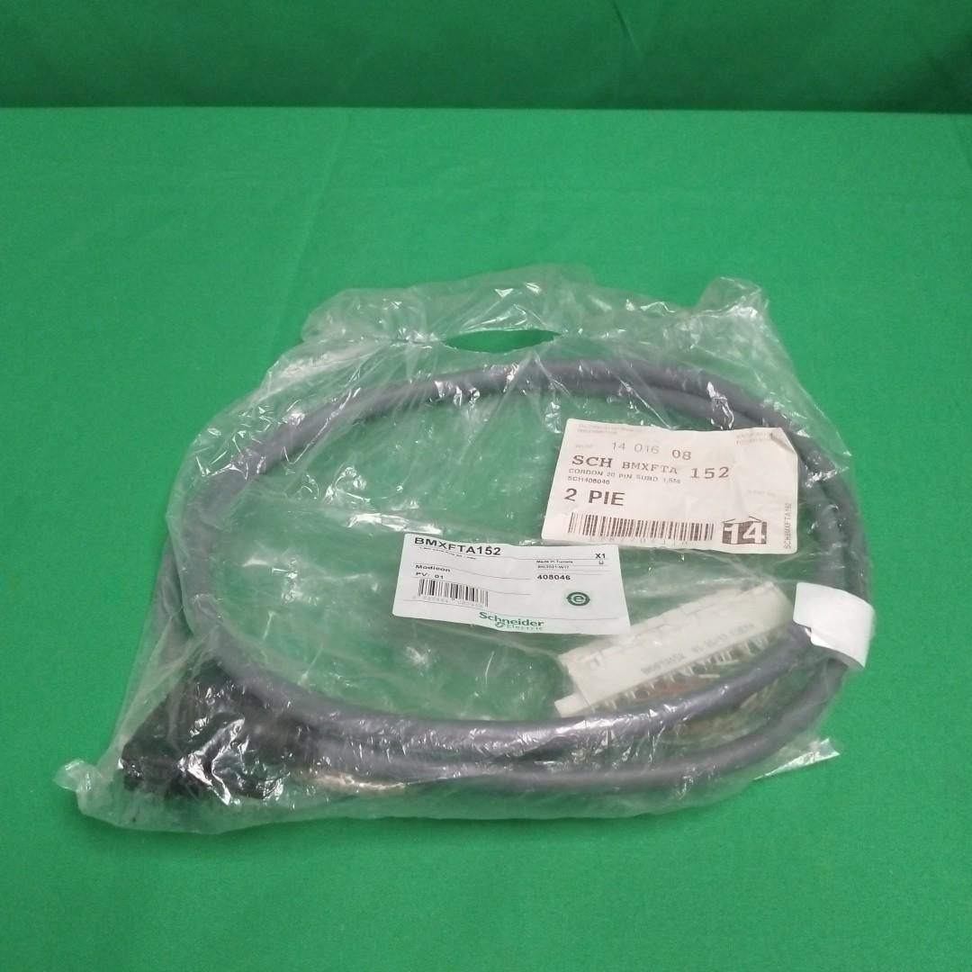 preformed cordset, Modicon X80, 20 way terminal, SUB-D25 connector, 1.5m