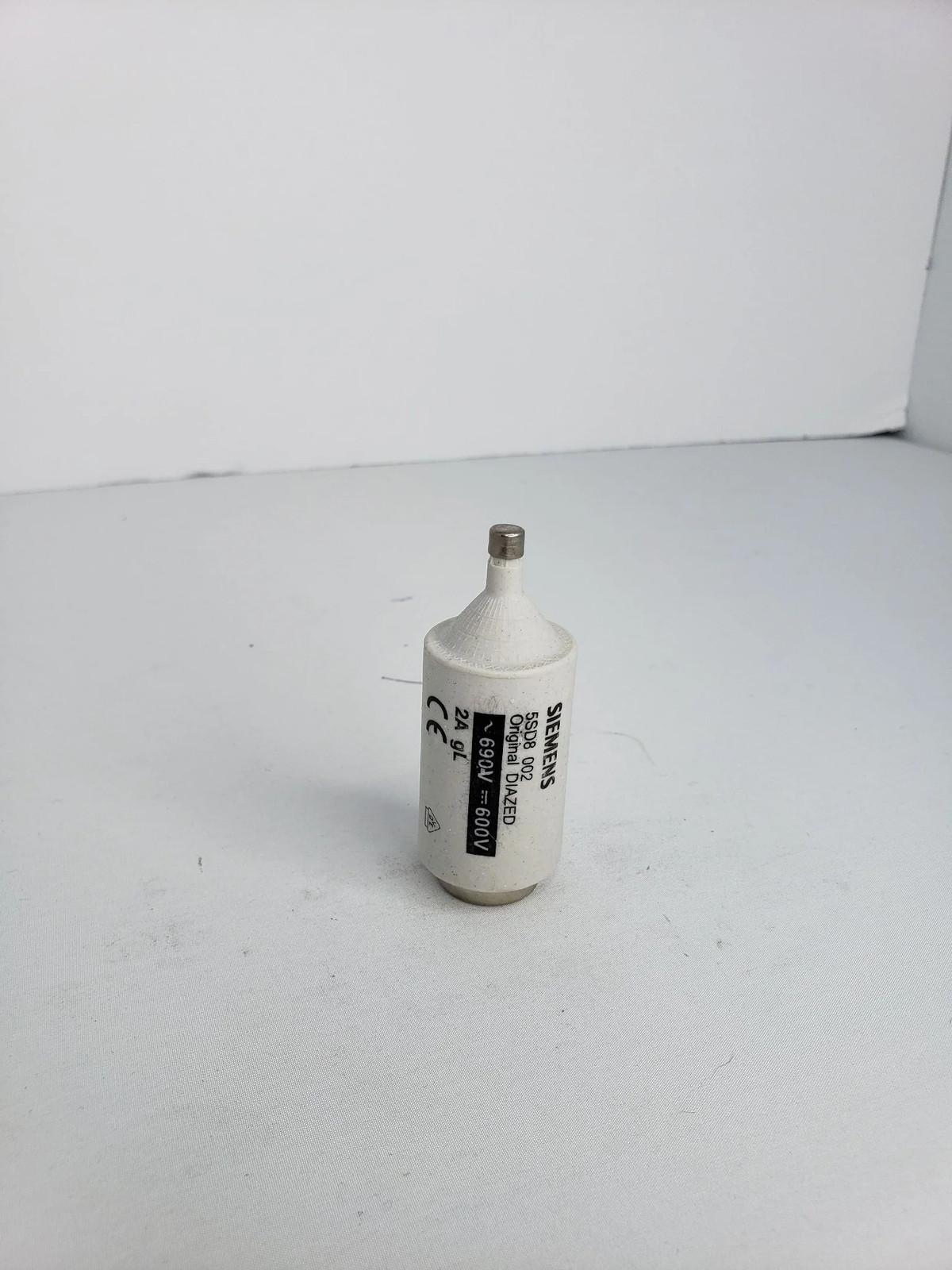 DIAZED FUSE LINK, 2 AMP, 660VAC, 600VDC
