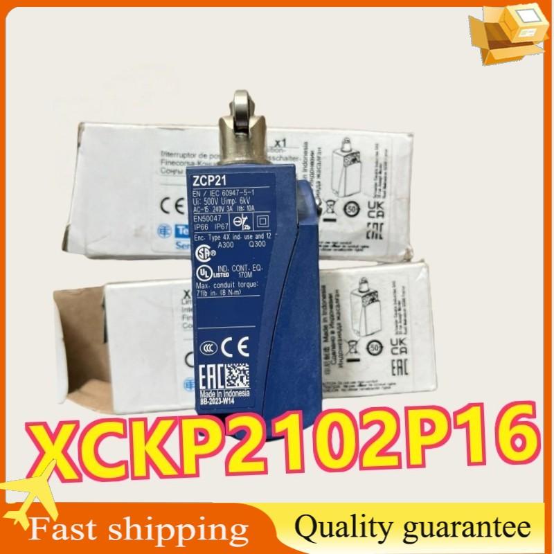 Limit switch, Limit switches XC Standard, XCKP, steel roller plunger, 1NC+1 NO, snap, M16