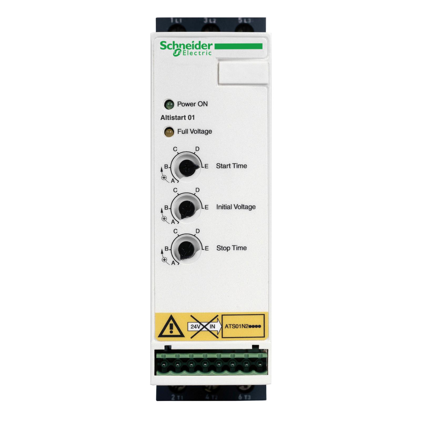soft starter for asynchronous motor, Altistart 01, ATS01, 22A, 200 to 240V, 4 to 5.5kW