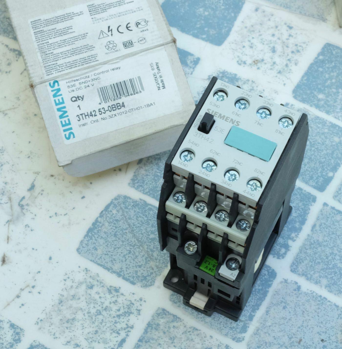 CONTROL RELAY, DC OPER, 24V, 5NO+3NC
