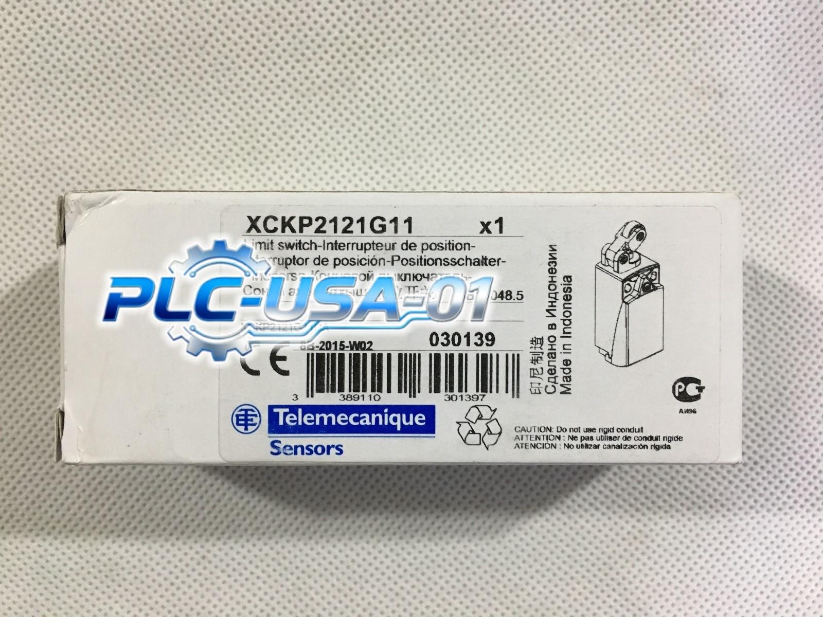 Limit switch, Limit switches XC Standard, XCKP, thermoplastic plastic roller lever plung. Hor, 1NC+1 NO, snap, Pg11