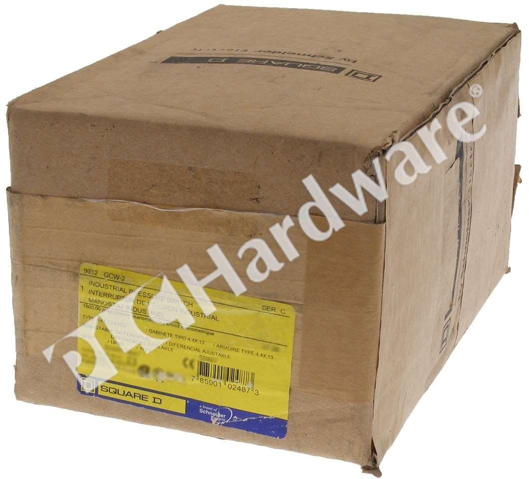 Pressure switch 9012G, adjustable scale, 2 thresholds, 90 to 2900 PSIG