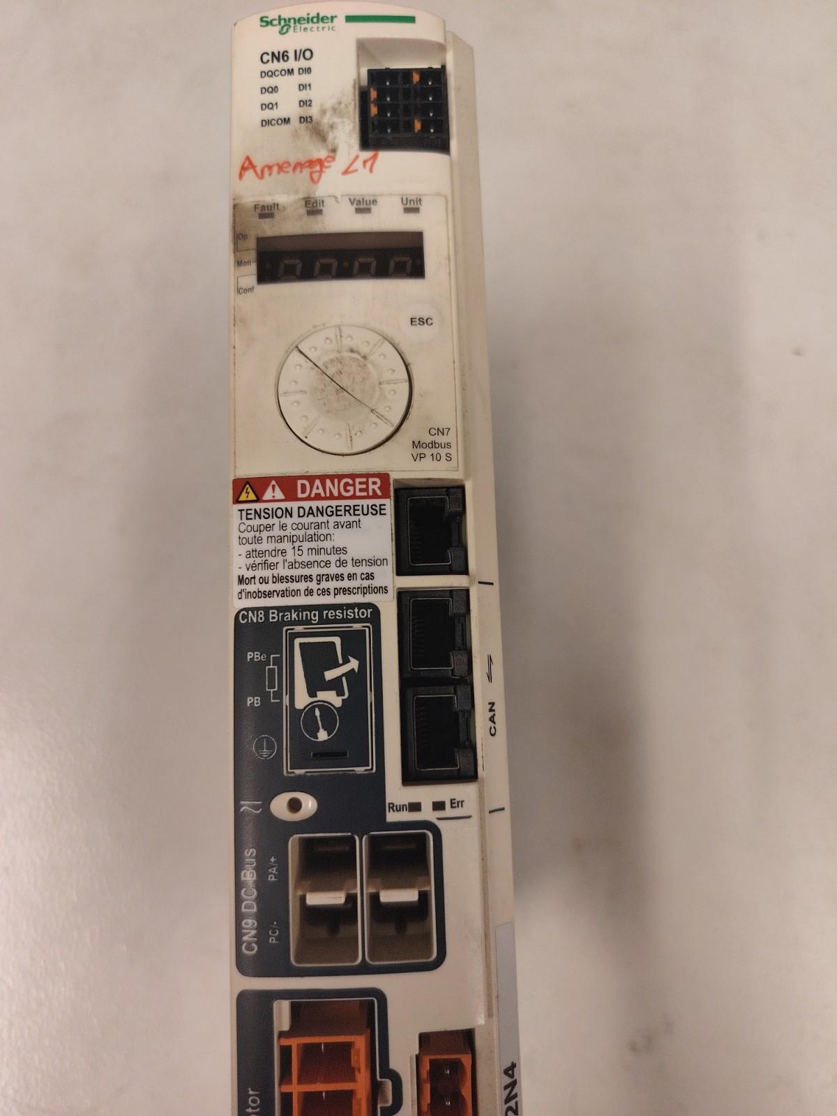 motion servo drive, Lexium 32, 12A, three phase, supply voltage 208 to 480V, 0.9kW, IP20
