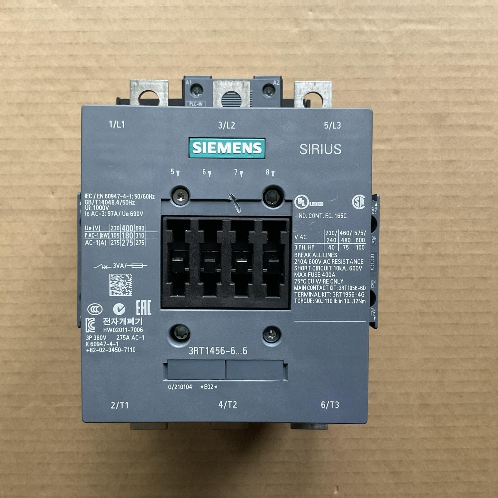 CONTACTOR RES S6 275A 96-127VUC 3P BAR