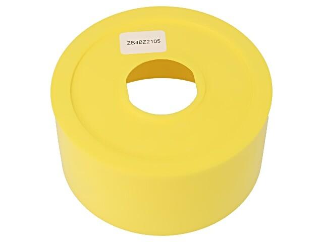 Round guard for 40mm Emergency stop, Harmony XB4, plastic, yellow, 76.2mm