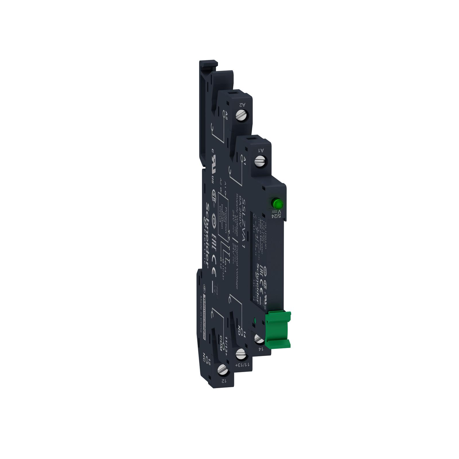 pre assembled relay, Harmony Solid State Relays, 0.1A, DC switching, screw sockets, input 16 to 30V DC, output 1 to 48V DC