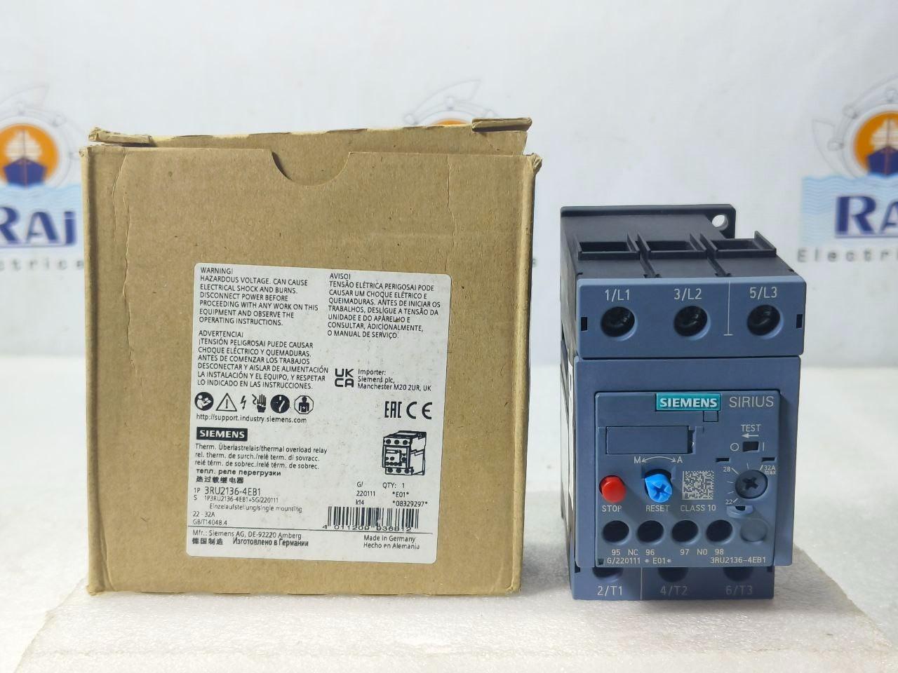 OVERLOAD S2 CL10 22-32A PANEL MOUNT