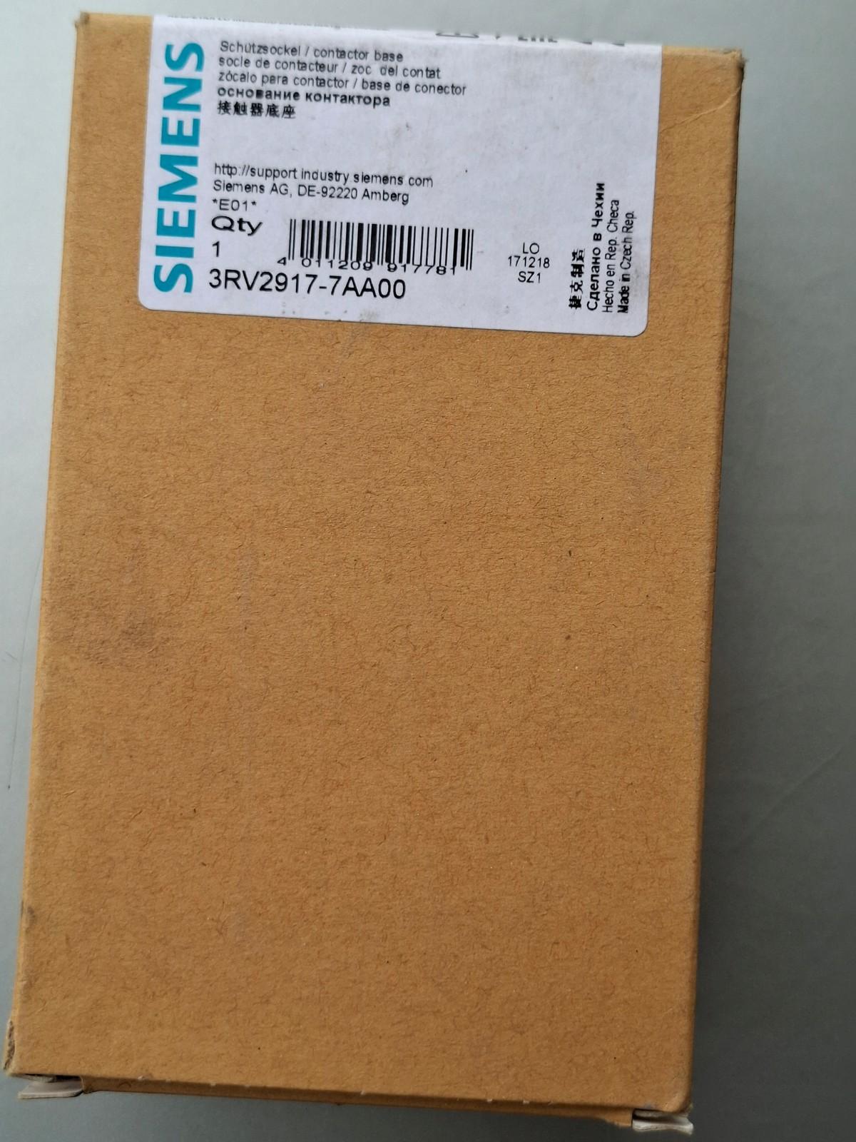 CONTACTOR BASE S00 FOR 3RV29