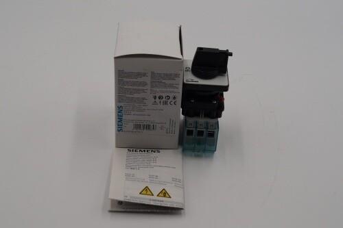 Main switch 3-pole Rated