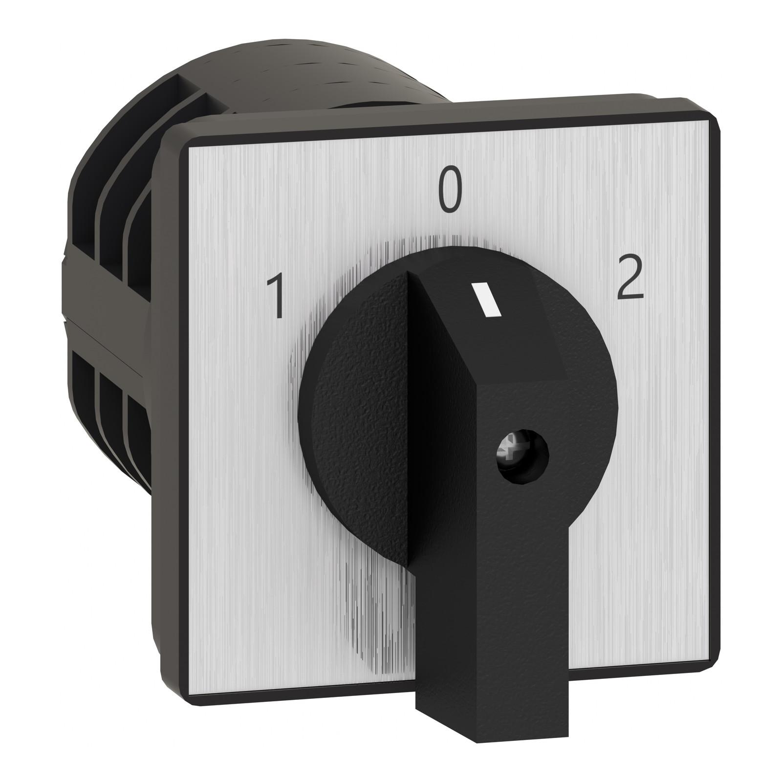 Harmony K1, K2, Cam changeover switch, 4 poles, with off position, 60° switching angle, 32 A, multi-fixing