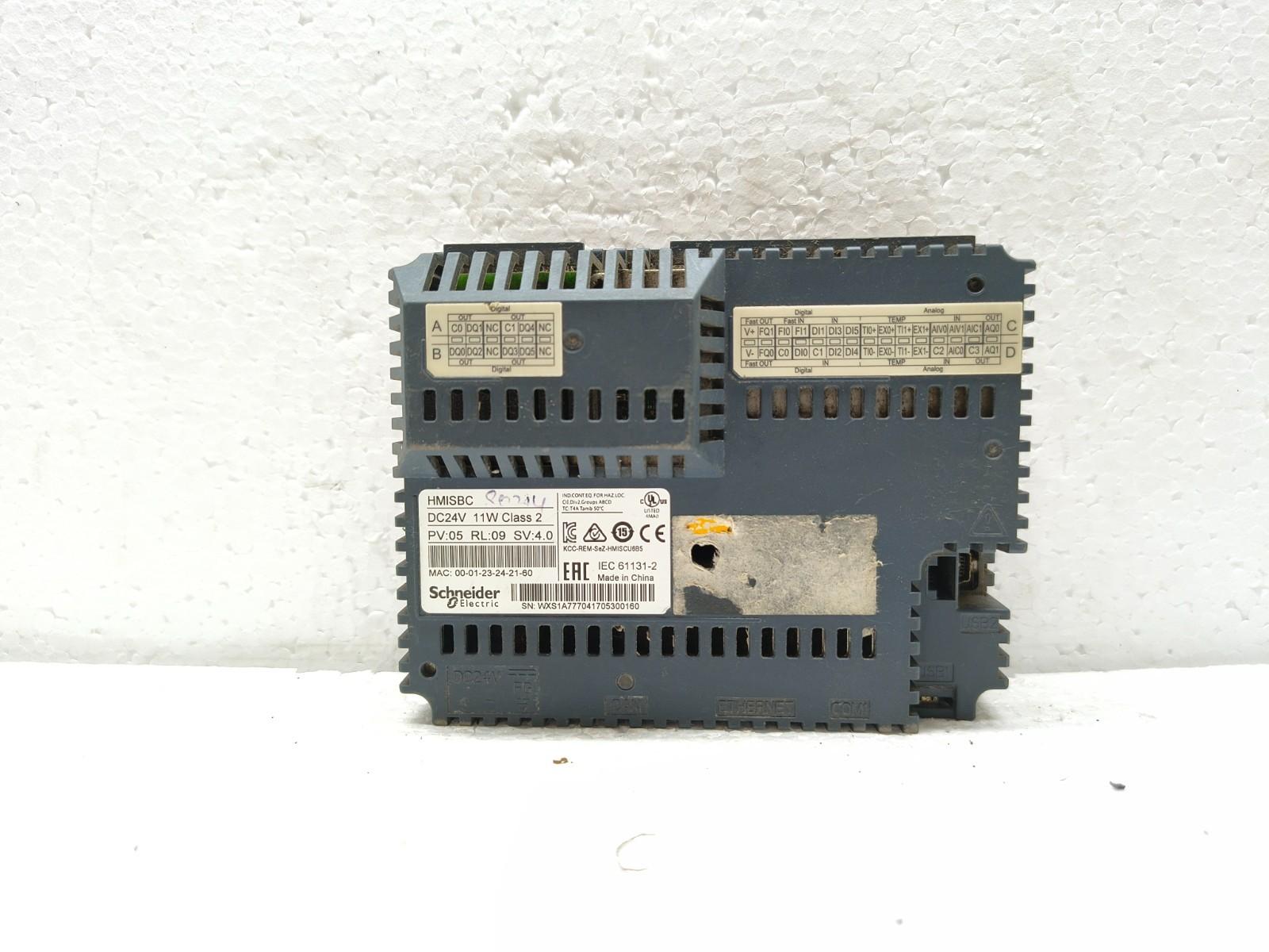Controller, Harmony SCU, Rear Module panel, Dig 8 inputs/8 outputs +Ana 4 In/2 Out