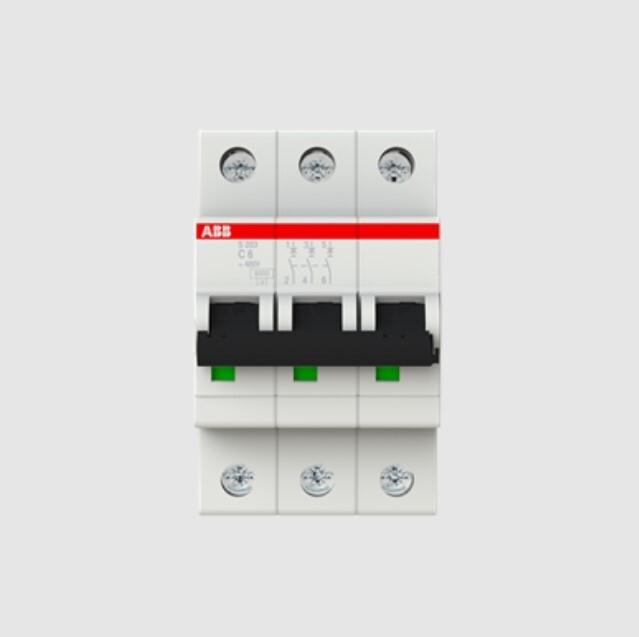S203-C6 Miniature Circuit Breaker - 3P - C - 6 A