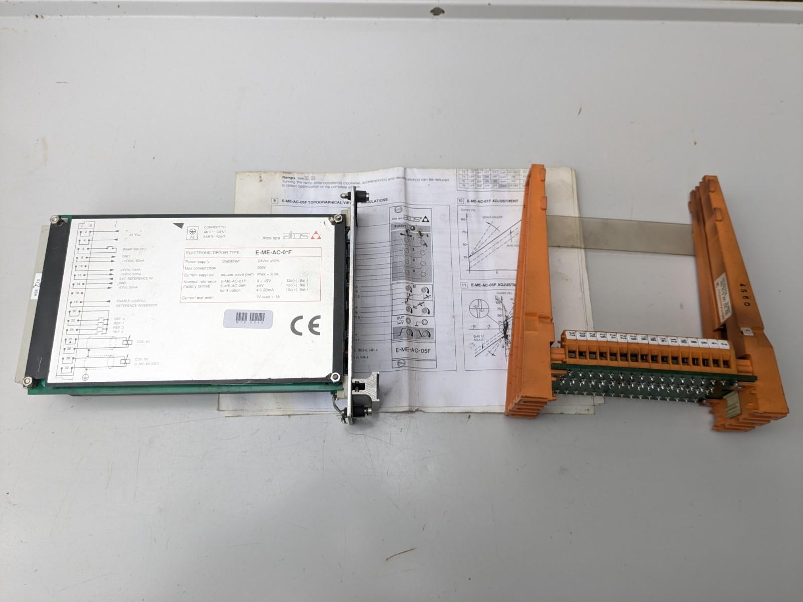 E-ME-AC-05F Hydraulic valve Electrical amplifier