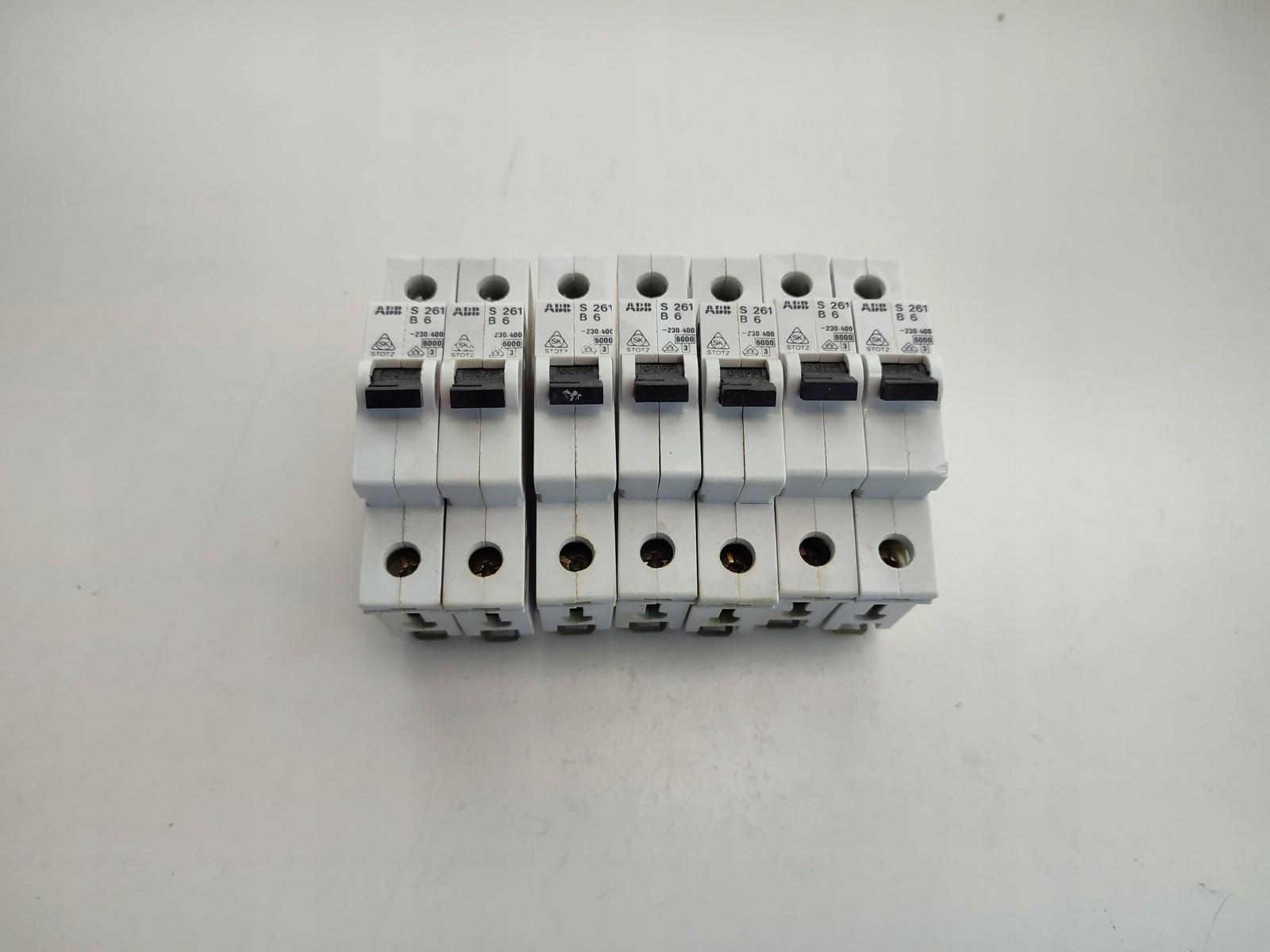 S201-B6 Miniature Circuit Breaker - 1P - B - 6 A