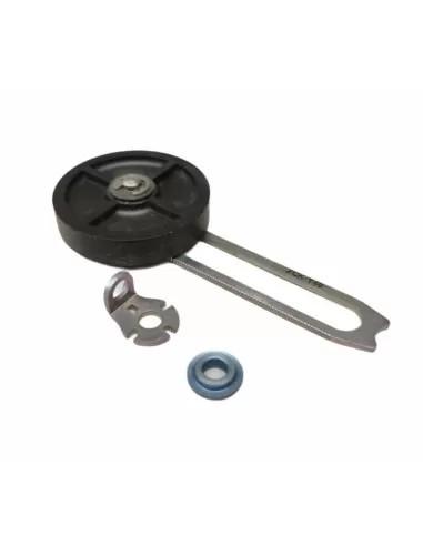 Limit switch lever, Limit switches XC Standard, ZCKY, elastomer roller Ø 50 mm variable length