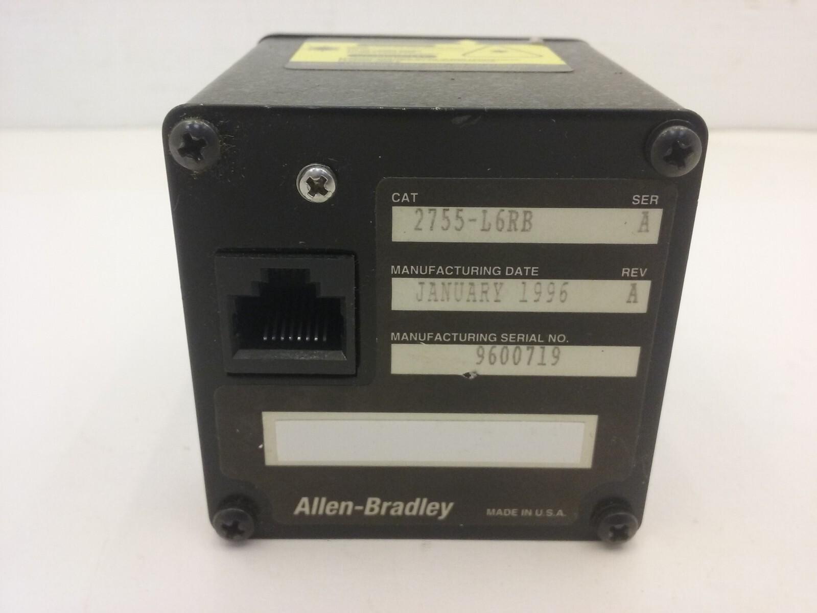 2755-L6RB BAR CODE SCANNER ATOMSCAN RASTER SCAN BEAM SERIES