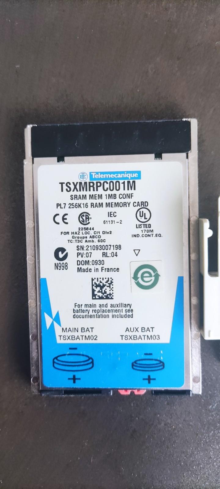 Electric TSXMRPC001M Télémécanique MEM CARD