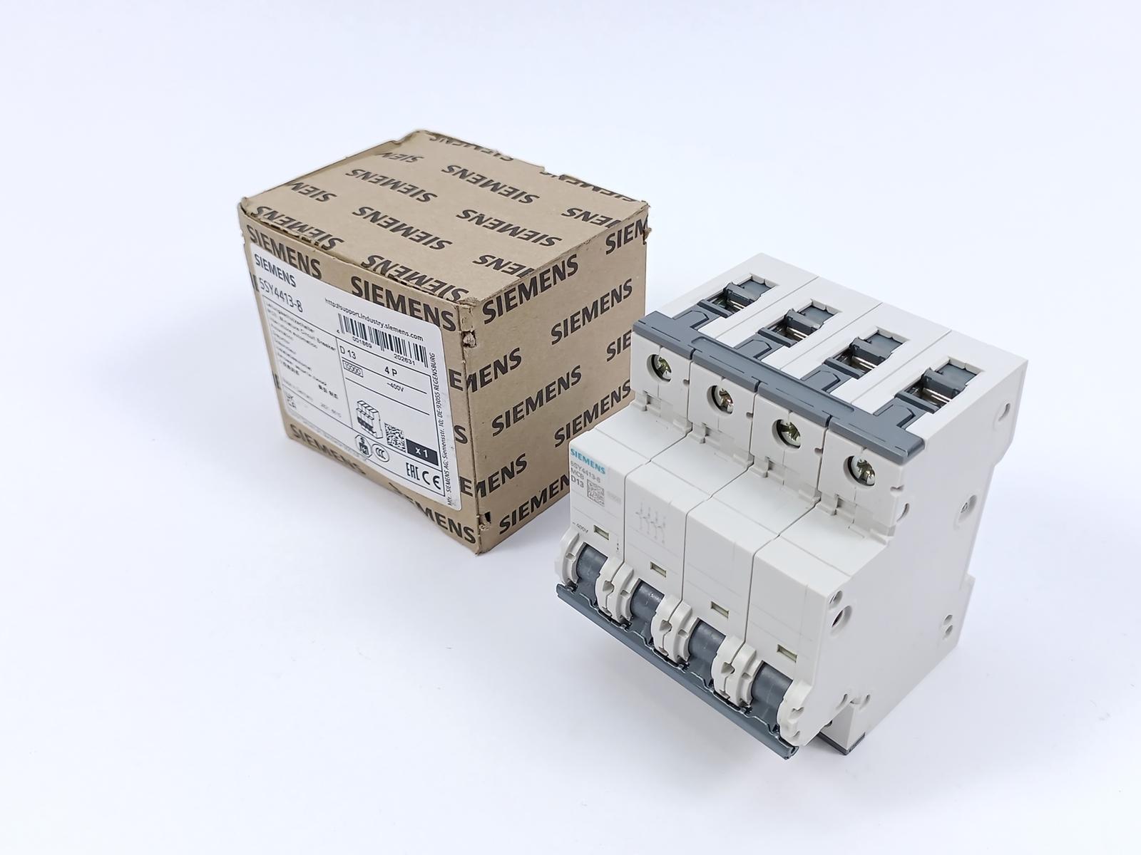 SUP PTOR 5SY4 4P 480V 13A 5K D-TRIP