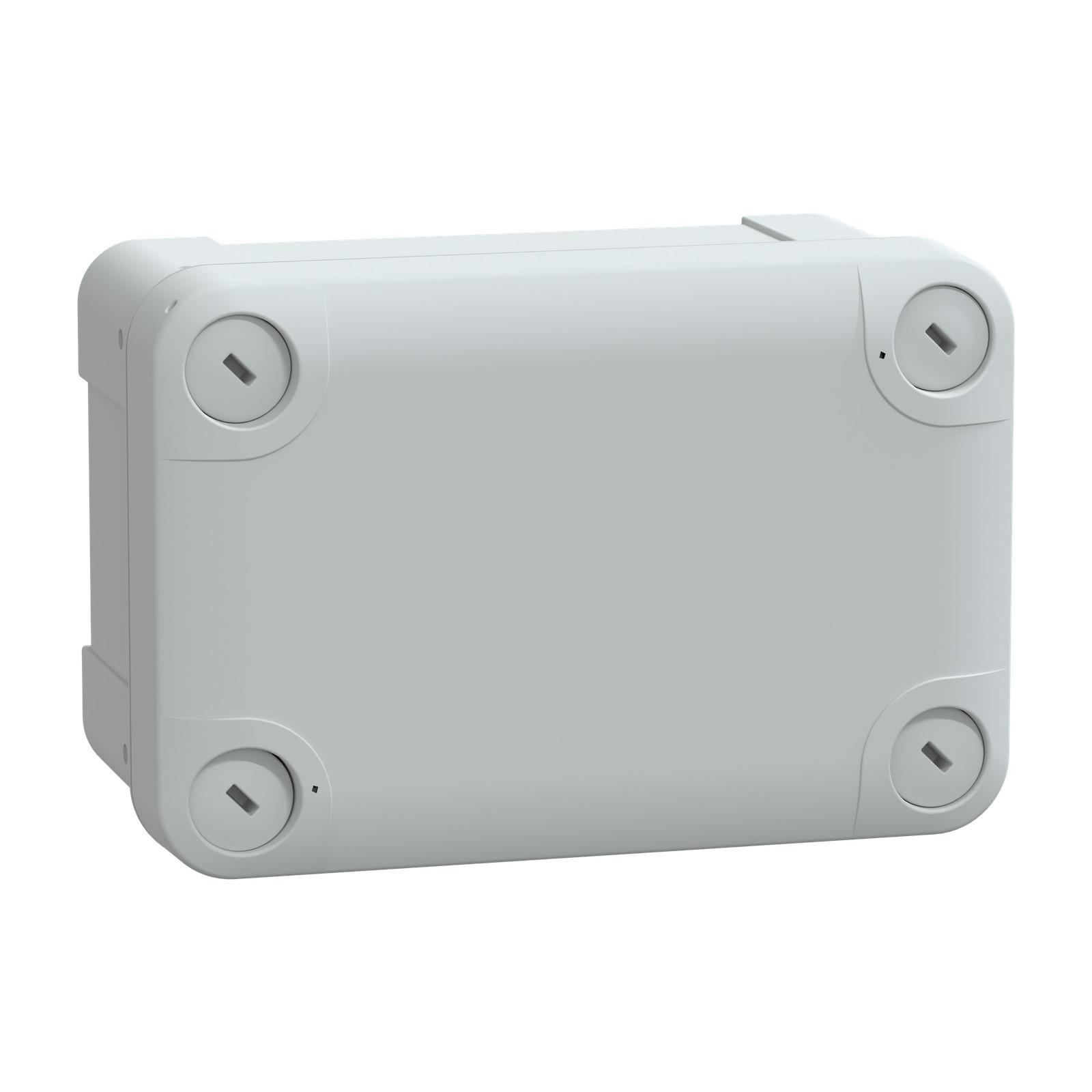 PC box IP66 IK08 RAL7035 Int.H125W80D65 Ext.H138W93D72 opaque PC cover H20