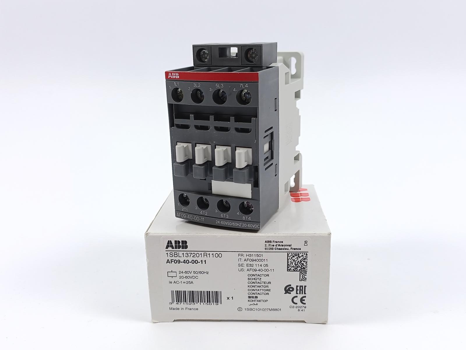 AF09-40-00-11 24-60V50/60HZ 20-60VDC Contactor