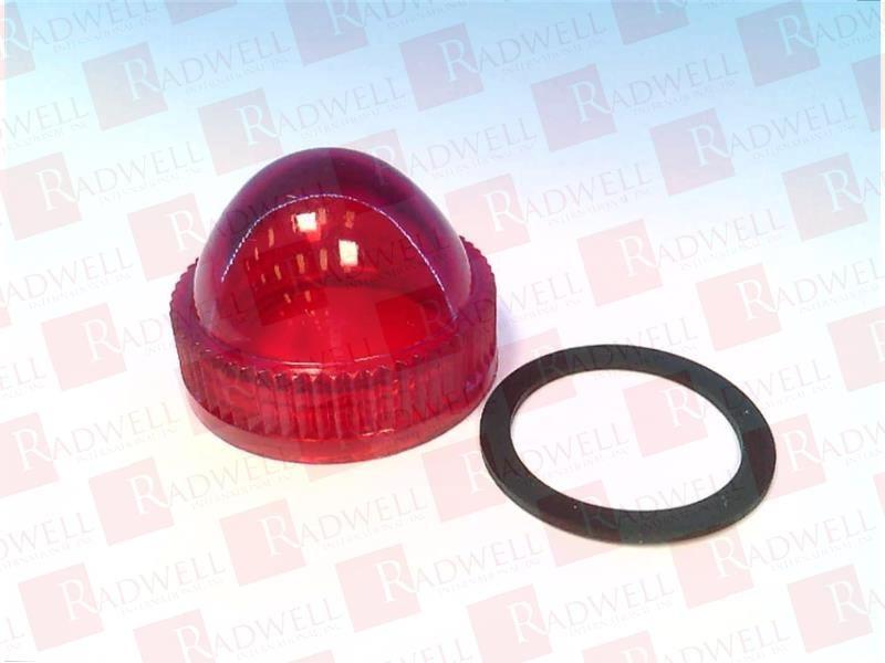 30mm Push Button, Types K or SK, pilot light lens, plastic domed, red